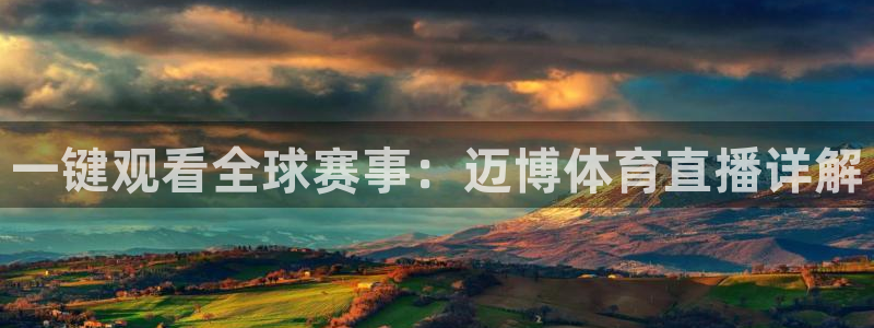 一键观看全球赛事：迈博体育直播详解